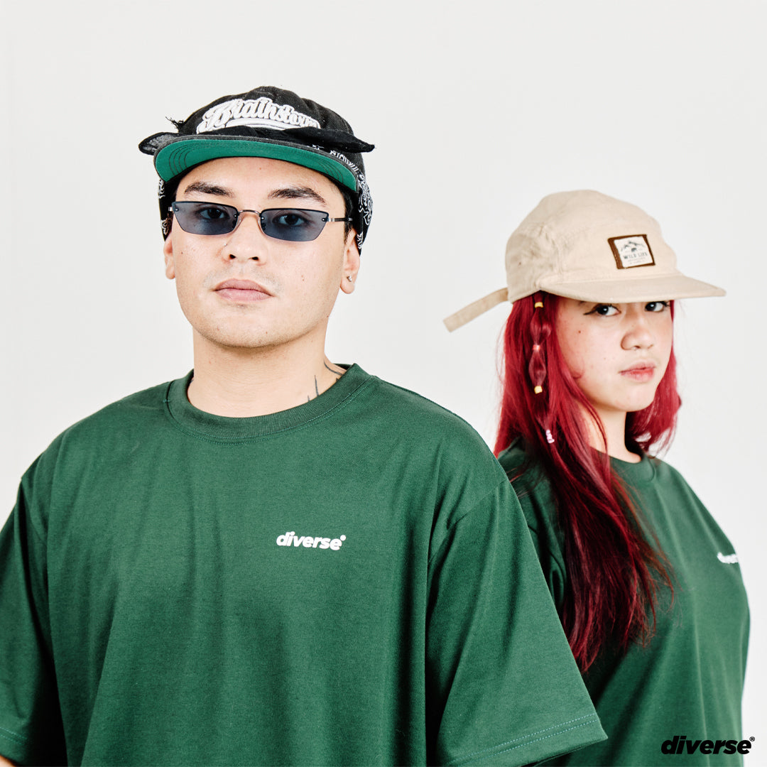 "Mini Logo" Tee (forest green)