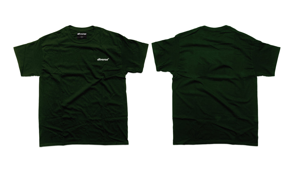 "Mini Logo" Tee (forest green)