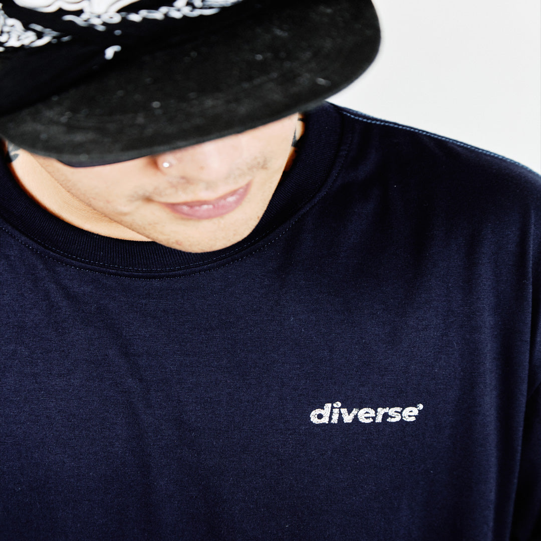 "Paisley" tee (navy blue)