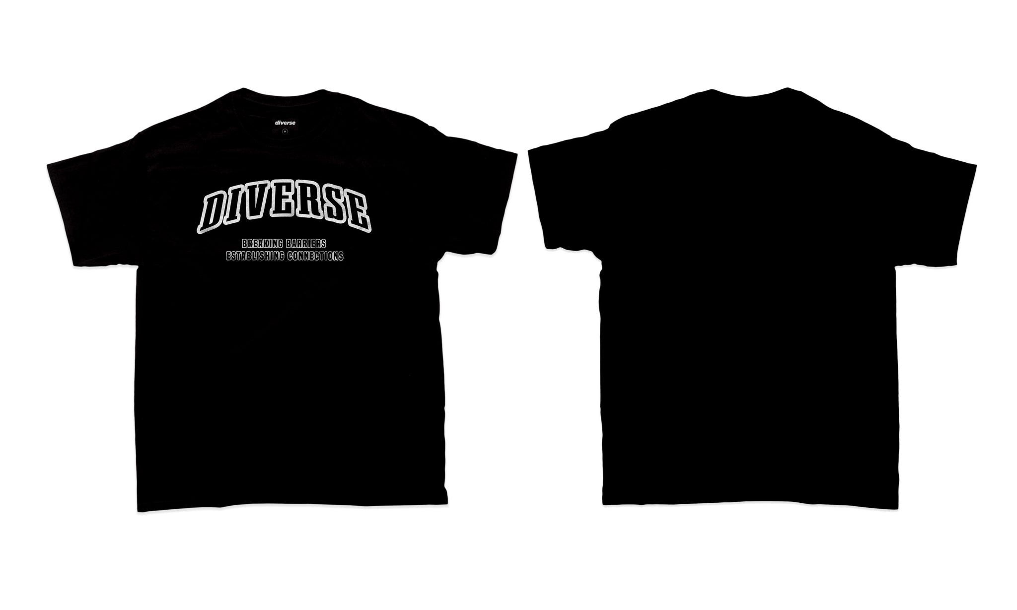 "Varsity" tee (black)