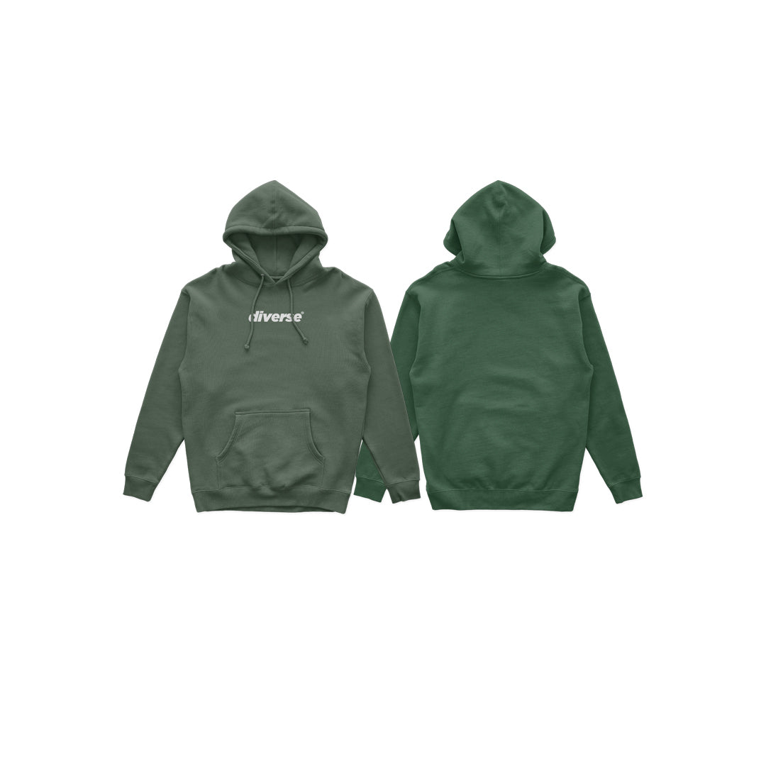 Diverse Trademark Logo Hoodie (alpine green)